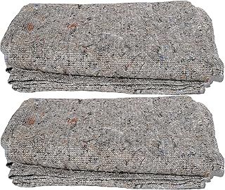 Removal Blankets Reusable Heavy Duty Wool Mix Fabric Blanket Furniture Protection, Moving House, Ornaments, Mirrors, Pet Bedding, Donate Charity for Homeless & Animal shelter 200x150cm (Pack of 2)