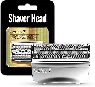 Series 7 Electric Shaver 70S Replacement Head for Braun S7 Razors,Foil & Cutter Replacement Cassette Compatible with Braun Series 7 Models 720, 760, 790, 799 and 797,Silver