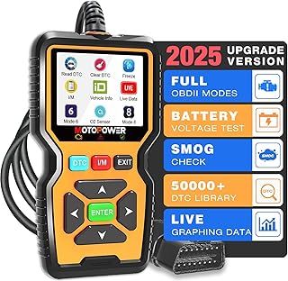 MOTOPOWER MP69039 Car OBD2 Scanner Code Reader Engine Fault Code Reader Scanner CAN Diagnostic Scan Tool Advanced Edition