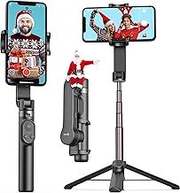 Qimic Gimbal Stabilizer for Smartphones Selfie Stick Phone Tripod with Wireless Remote 920 mAh Battery, Auto Balance Stabilizer for iPhone & Android