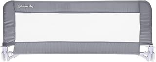 Dreambaby Prague Toddler Bed Rails Guard - Foldable & Portable Safety Barrier for Toddlers - Fits Single to King Size Mattresses with Flat Bed Bases - 110cm Wide x 45.5cm Tall - Grey