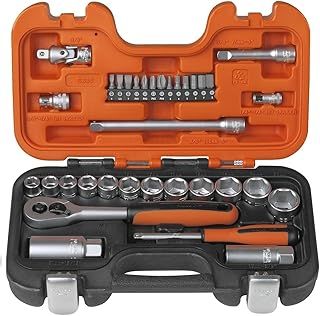 Bahco S330 Socket Set 34 Piece 1/4 and 3/8 Square Drive