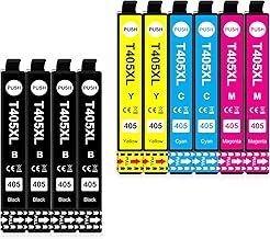 10-Pack 405XL Ink Cartridges Compatible with Epson 405 XL Multipack for WorkForce Pro WF-4820 WF-3820 WF-7310 WF-7830 WF-7840 WF-4830 WF4820 WF3820 WF7310 WF7830 WF7840 Printer (4BK 2C 2M 2Y)