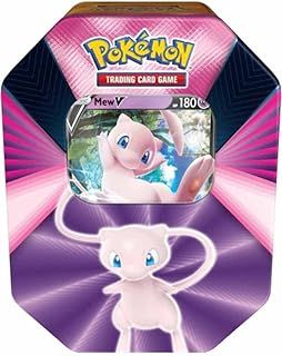 Pokémon | V Forces Tin - Lucario V, Galarian Slowbro V or Mew V (One at Random) | Card Game | Ages 6+ | 2 Players | 10+ Minutes Playing Time