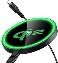 ESR Wireless Charger with MagSafe, Compatible with iPhone 16/15/14/13/12 Series,AirPods 4/3 Pro,Galaxy S25 series,MagSafe Accessories, Black, 1Pack