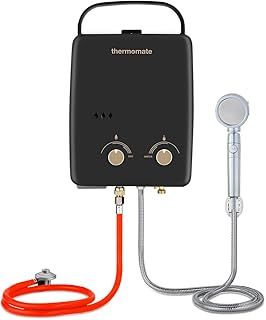 ThermoMate AZ132B 5L Instant Gas Water Heater, Portable Propane Water Heater, Use for Outdoor Showers, Horses, Camping, Motorhome