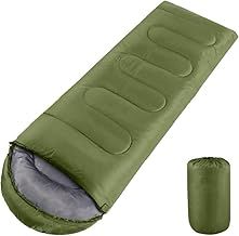Yaheetech Sleeping Bags for Single Adults, 3 Season Envelope Lightweight Compact Ultralight Backpacking with Portable Carry Bag for Summer, Camping, Hiking & Travel, Indoor & Outdoor Use