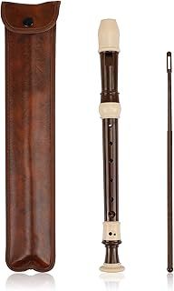 Recorder 8 Hole Descant Flauta Soprano Recorder Professional Treble Flute Baroque Style C Key for Adults With Fingering Chart Instructions