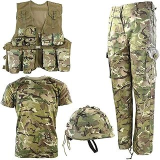 Kombat UK Kids BTP No1 Army Combo Set - British Terrain Pattern, 11-12 Years