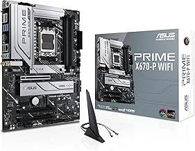 ASUS PRIME X670-P WIFI, an AMD X670 Ryzen AM5 ATX motherboard with three M.2 slots, DDR5, USB 3.2 Gen 2x2 Type-C, USB4 support, WiFi 6 and 2.5Gb Ethernet