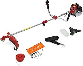 52cc Garden Multi Tool 2 in 1 Petrol 2-Stroke Grass Line Trimmer & Brushcutter Easy Start Recoil PowerKing Big Horn - 2 Years Warranty