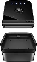 Shopify Tap & Chip Card Reader with Dock - POS Mobile Wireless Credit Card Reader Device + Holder Stand - Contactless Payment Point of Sale Station for Retail, Small Business