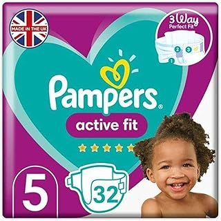 Pampers Active Fit Essential Pack Size 5 for 11-16 kg, 32 Nappies, 300 g