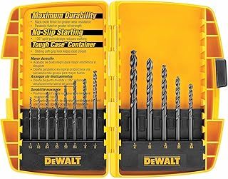 DEWALT Black Oxide Drill Bit Set with Pilot Point, 13-Piece (DW1163)