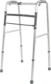 Aidapt Adjustable Height Folding Aluminium Lightweight Walking Frame with Fast Fold Mechanism and Anti Slip Ferrule Feet to Aid Stability and Confidence When Walking Aid
