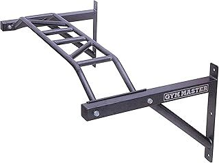 GYM MASTER Heavy Duty Wall Mounted Pull Up Bar with Multi-Grip Handles 1.2m