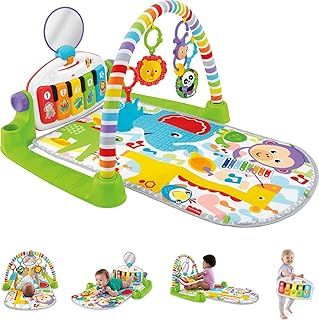 Fisher Price - Deluxe Space Saver Kick & Play Piano Gym Green
