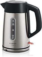 Bosch DesignLine Plus TWK4P440GB Stainless Steel Cordless Kettle, 1.7 Litres,3000 W - Stainless Steel