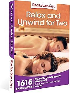 Red Letter Days Relax & Unwind Experience Gift Box for 2 – 1615 Relaxing Activities Across the UK