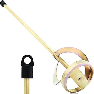 Paint Mixer for Drill, 1-5 Gallon Bucket- Steel Drill Mixer Coated with Zinc Plated – Rust-Free & Easy to Clean – Fits All Standard Drills – Suitable for Mixing Paint, Resin, Epoxy & Concrete
