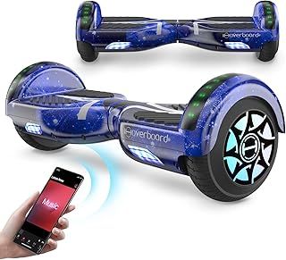 Hoverboards for Kids, 6.5" Hoverboard with Bluetooth Speaker, Flash LED Lights, iHoverboard H4 Self Balancing Hoverboard, Gift for Boys and Girls