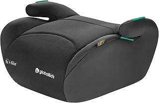 globakids I-Size Booster Car Seat - 125-150cm,Child Booster Seat,Comfortable, Compact & Lightweight,Portable Car Seats for Kids,ECE R129，(Navy)