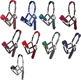 LeMieux Vogue Fleece Headcollar with Lead Rope - Extra Padding, Adjustable at Curb and Poll Strap