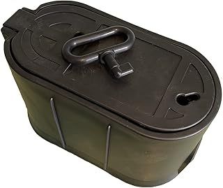 Stopcock Water Meter Box with Hinged Lockable Lid and Key L27cm X W15cmX H16cm