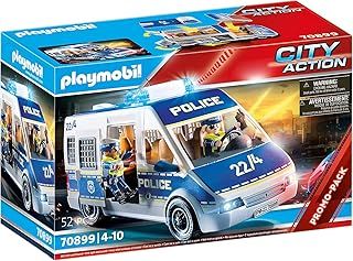 Playmobil City Action 70899 Police Van with Lights and Sound, Toy for Children Ages 4+
