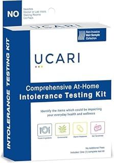 UCARI Sensitivity Test for Humans | Screens for 1500+ Intolerances | Food & Nutritional Analysis | Non Invasive Home Test Hair Sample Method | Results in 48 Hours | Adults & Kids