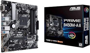 ASUS PRIME B450M-A II, AMD AM4, MATX, 128GB DDR4, 4DIMM, HDMI, DVI, D-SUB, PCIE