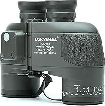 USCAMEL 10X50 Marine Binoculars for Adults with Rangefinder Compass, Marine Binoculars for Adults Boating Sailing
