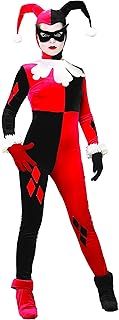 Rubie's Official DC Harley Quinn Jumpsuit, Ladies Costume Super Villain