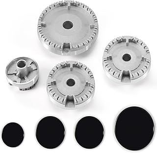 Clickinline 1Set Stove Lid Upgraded Oven Gas Hob Burner Crown Flame Cap Fits Most Gas Stove Burners