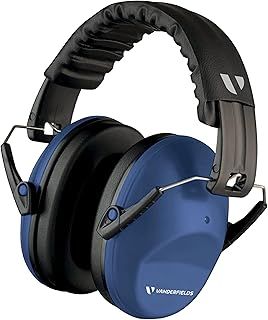 Vanderfields Ear Defenders Adults, 26dB Certified UKCA, Noise Cancelling Headphones, Safety Earmuffs Ear Protectors, Sensory Headphones, Ear Defenders for Autism, DIY, Mowing, Construction