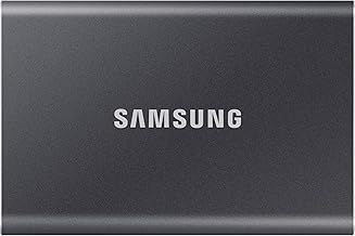 Samsung T7 Portable SSD - 2 TB - USB 3.2 Gen.2 External SSD Titanium Grey (MU-PC2T0T/WW)