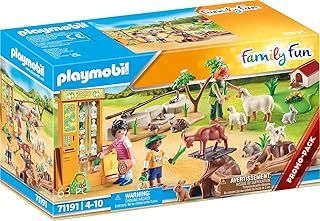 Playmobil 71191 Family Fun Petting Zoo, Playset with Animals, Fun Imaginative Role-Play, Playset Suitable for Children Ages 4+