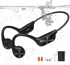 Sayrelances Bone Conduction Headphones 5.4 - IPX8 Waterproof, 32G Memory Sports Headphones - Open Earphones for Swimming & Running