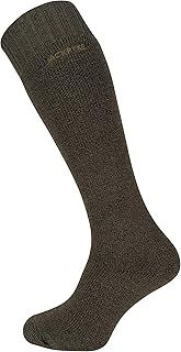 JACK PYKE Pair of Wellington Boots Socks Green/Brown 8-11 UK