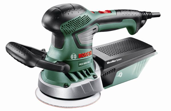 Bosch Orbital Sander PEX 400 AE (350 Watt, in Plastic case)