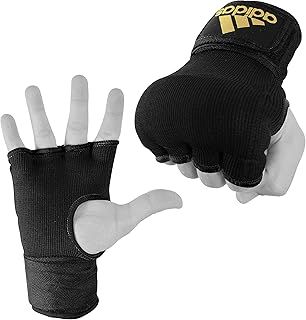 adidas Boxing Hand Wraps Inner Gloves, Mitts, Padded Fist Protection, Wrist Support. Great For MMA Bag Workouts, Muay Thai, Kickboxing, Sparring, Punching, Men, Women and Kids