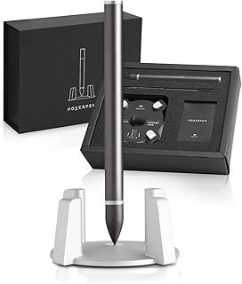 novium Hoverpen - Luxury Pen for Men & Women, Vertically Standing Executive Ballpoint Pen with Top Grade Free-Flowing Ink Refill, Metal Made, Unique Gifts, Mens Gifts Ideas, Gifts for Dad