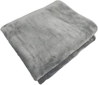 Electric Car Blanket,Heated 12 Volt Fleece Constant Temperature Anti-Overheat Travel Heating Blanket for Car and RV-Great for Cold Weather,Tailgating, and Emergency Kits (Grey)