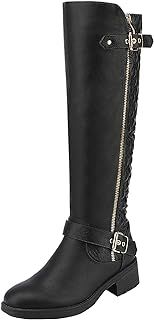 DREAM PAIRS Utah Women's Knee High Riding Boots