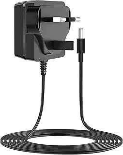 Fudinu Guitar Pedal Power Supply Adaptor, 9V DC 1A Guitar Effects Power Adapter, Center Tip Negative Power Source Charging Adapter, Wall Charger Plug for Electric Guitar Bass Effects Pedal(4.85ft)