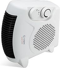 Powerful 2KW Fan Heater with 2 Heat settings & Cool Function - Upright Electric Quiet Space Heater for Home with Variable Thermostat, Low Energy Usage