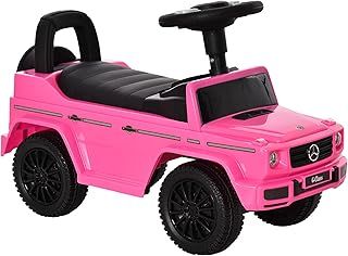 HOMCOM 3 in 1 Kids Ride On Car G350 Licensed Foot To Floor Slider Toddler Push Along NO POWER Pink 12-36 months