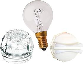 Find A Spare Oven Lamp Glass Light Bulb with Cover & Removal Tool for Bosch Neff Siemens - Improved Version