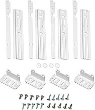 Integrated Fridge Door Sliders, Universal Bracket Fixing Kit with Screws for a Smart & Seamless Installation, Pack of 4