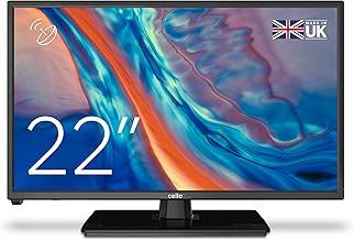 Cello Z0222 22 inch Full HD LED TV with Freeview HD DVB-T2, and Built In Satellite HDMI and USB for live recording of digital TV and play media files Ideal for Kitchen, Made in the UK, Black